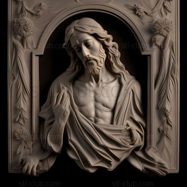 3D model st jesus (STL)